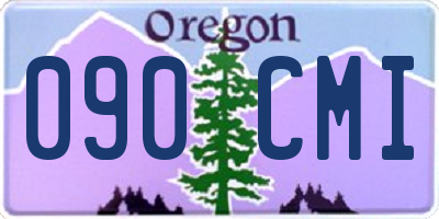 OR license plate 090CMI
