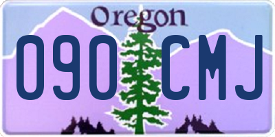 OR license plate 090CMJ
