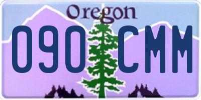 OR license plate 090CMM