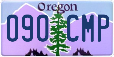 OR license plate 090CMP