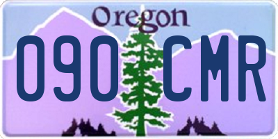 OR license plate 090CMR