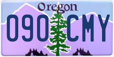 OR license plate 090CMY