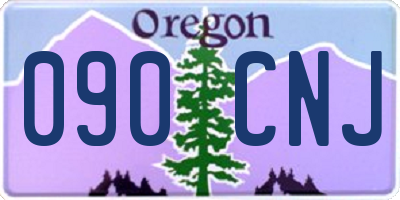 OR license plate 090CNJ