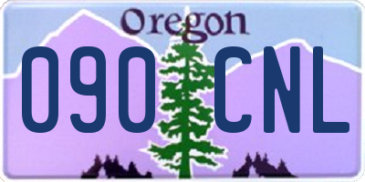 OR license plate 090CNL