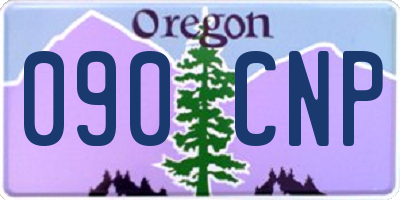 OR license plate 090CNP