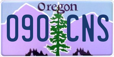 OR license plate 090CNS