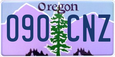 OR license plate 090CNZ