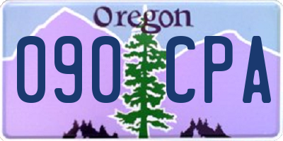 OR license plate 090CPA