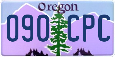 OR license plate 090CPC