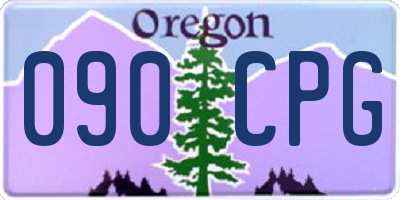OR license plate 090CPG