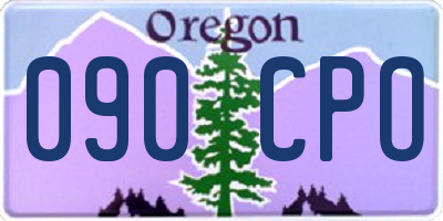 OR license plate 090CPO