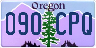 OR license plate 090CPQ