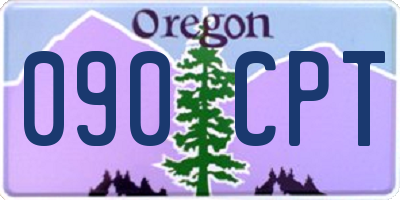 OR license plate 090CPT