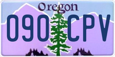 OR license plate 090CPV