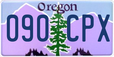 OR license plate 090CPX