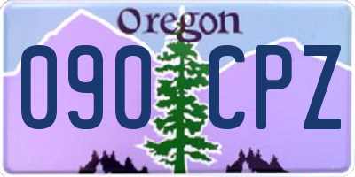 OR license plate 090CPZ