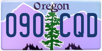 OR license plate 090CQD
