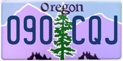 OR license plate 090CQJ