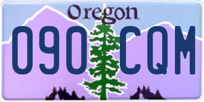 OR license plate 090CQM