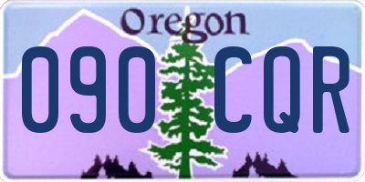 OR license plate 090CQR