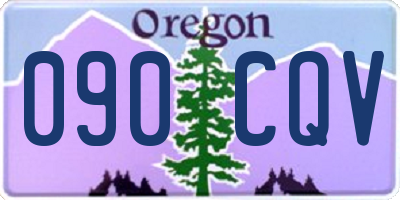 OR license plate 090CQV