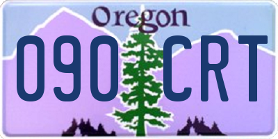 OR license plate 090CRT