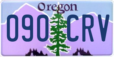 OR license plate 090CRV