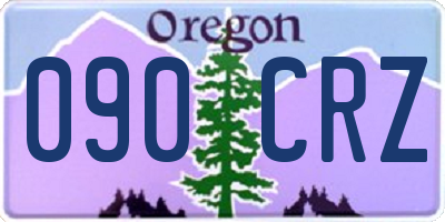 OR license plate 090CRZ