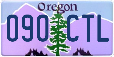 OR license plate 090CTL