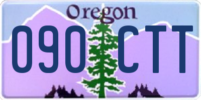 OR license plate 090CTT
