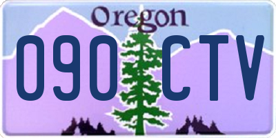 OR license plate 090CTV