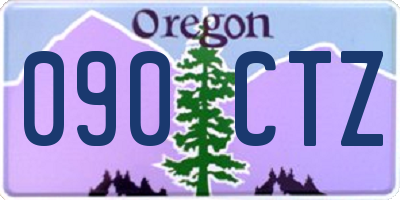 OR license plate 090CTZ