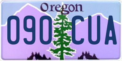 OR license plate 090CUA