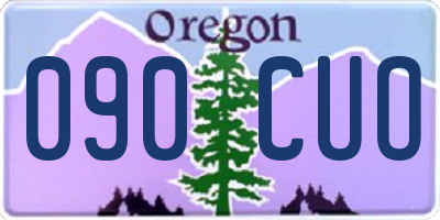 OR license plate 090CUO
