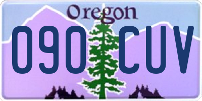 OR license plate 090CUV