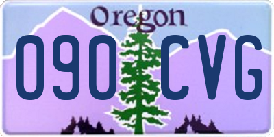 OR license plate 090CVG