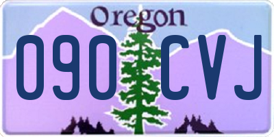 OR license plate 090CVJ