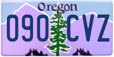 OR license plate 090CVZ