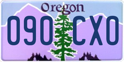 OR license plate 090CXO