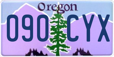OR license plate 090CYX