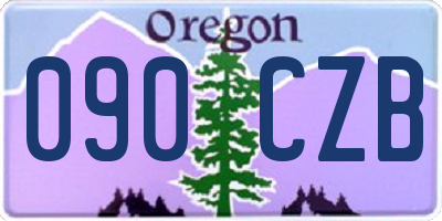 OR license plate 090CZB