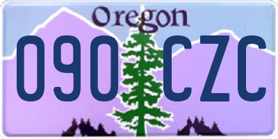 OR license plate 090CZC