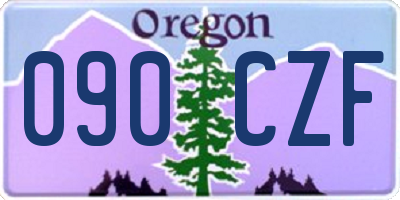 OR license plate 090CZF