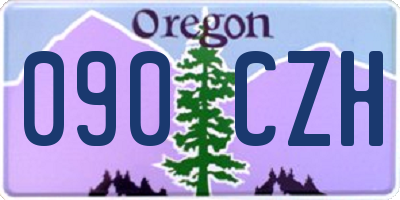 OR license plate 090CZH