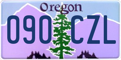 OR license plate 090CZL