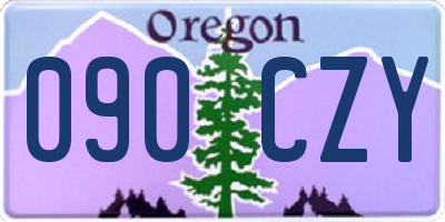 OR license plate 090CZY