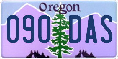 OR license plate 090DAS