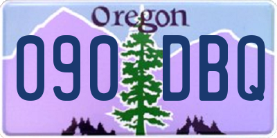 OR license plate 090DBQ