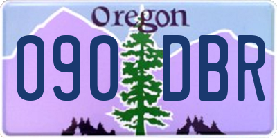 OR license plate 090DBR