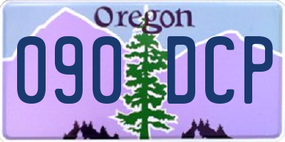 OR license plate 090DCP